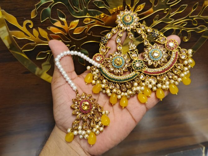 Ethenic Fancy Jewelry Set -- SJ-06 - Image 7