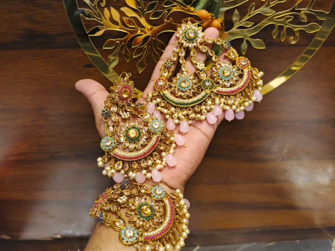 Ethenic Fancy Jewelry Set -- SJ-06 - Image 13