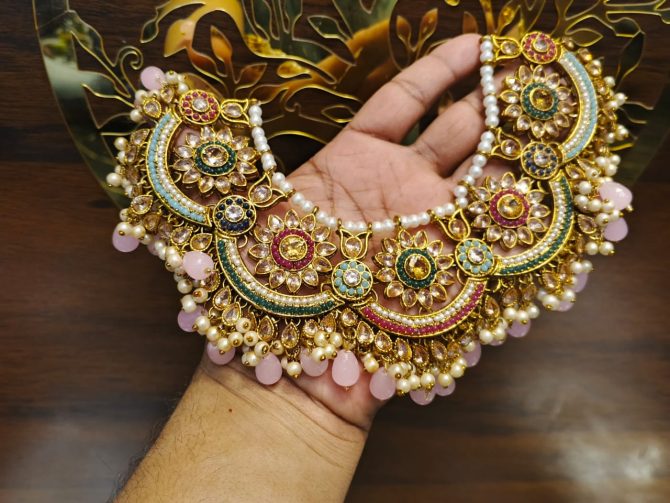 Ethenic Fancy Jewelry Set -- SJ-06 - Image 12