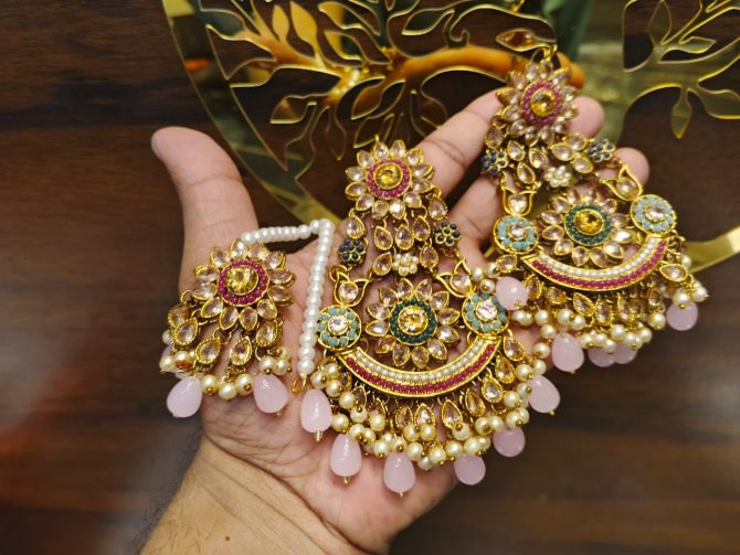 Ethenic Fancy Jewelry Set -- SJ-06 - Image 14