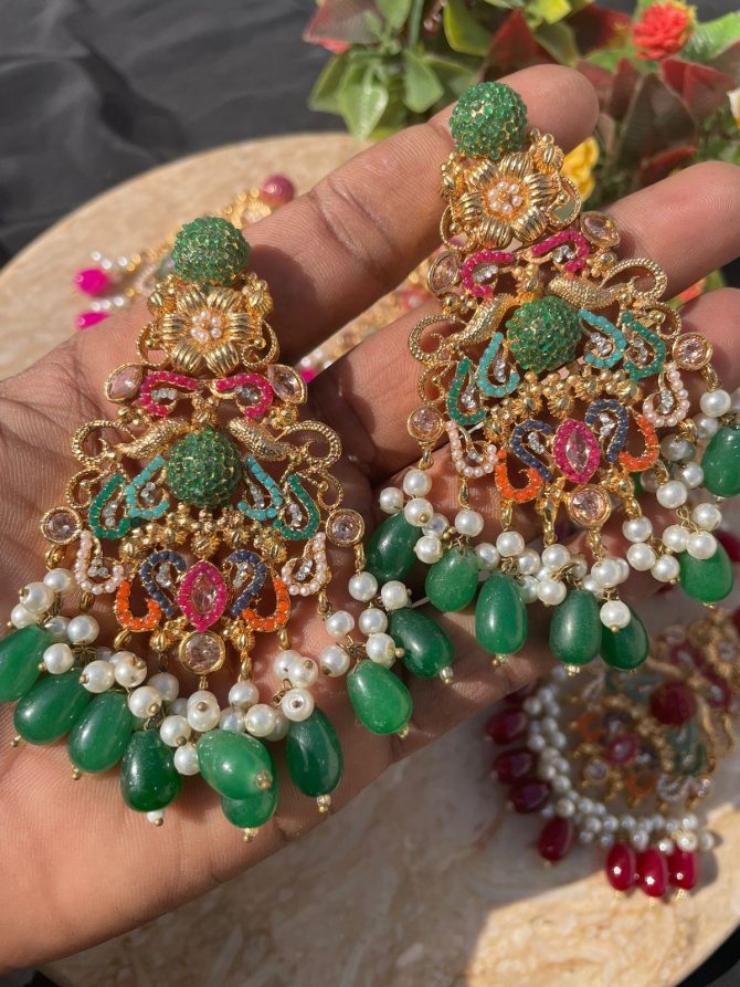 Ethnic Noratan Earring -- SJ-08 - Image 4