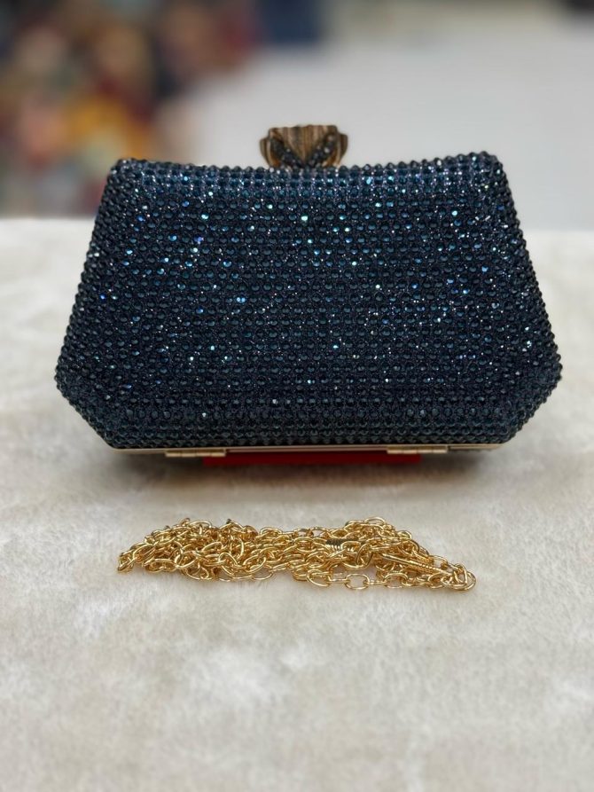 Fancy Mini Stone Clutch --TM-05 - Image 6