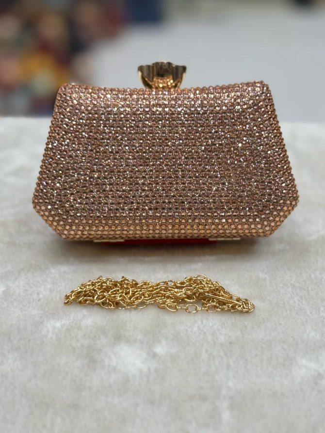 Fancy Mini Stone Clutch --TM-05