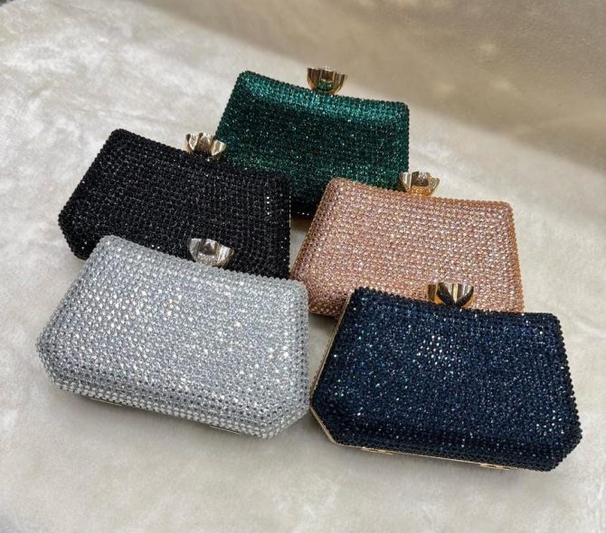 Fancy Mini Stone Clutch --TM-05 - Image 2