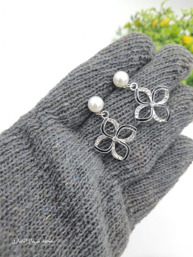 Trendy Flower Earring -- SA-41 - Image 2