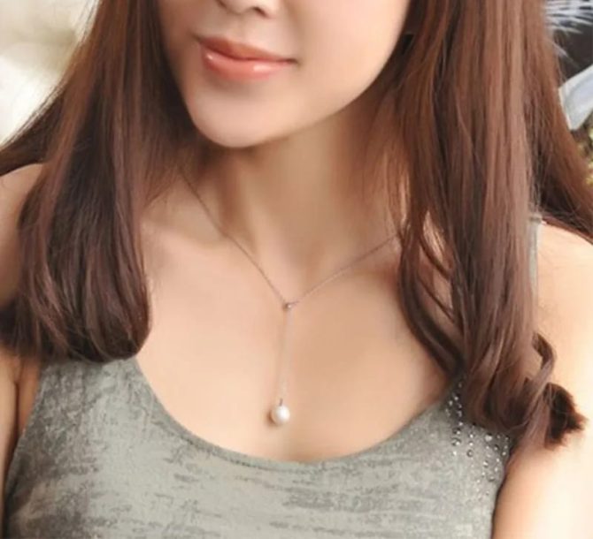 Decent Pearl Necklace -- SA-44 - Image 2