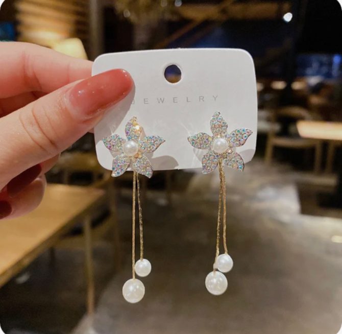 Decent Flower Earring -- FT-18 - Image 3