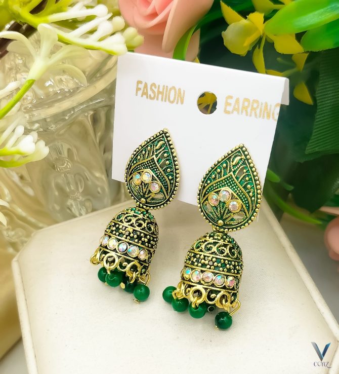 Ethnic Indian Jhumki -- FT- 52 - Image 2