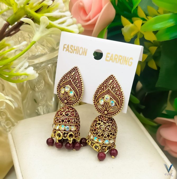 Ethnic Indian Jhumki -- FT- 52 - Image 3