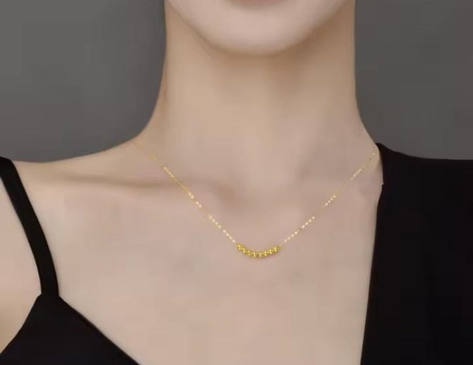 Decent Ball Necklace -- SA-46 - Image 2
