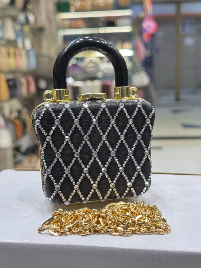 Luxe Stone Clutch -- TM - 06