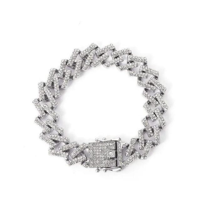 Trendy Silver Bracelet -- FT- 53